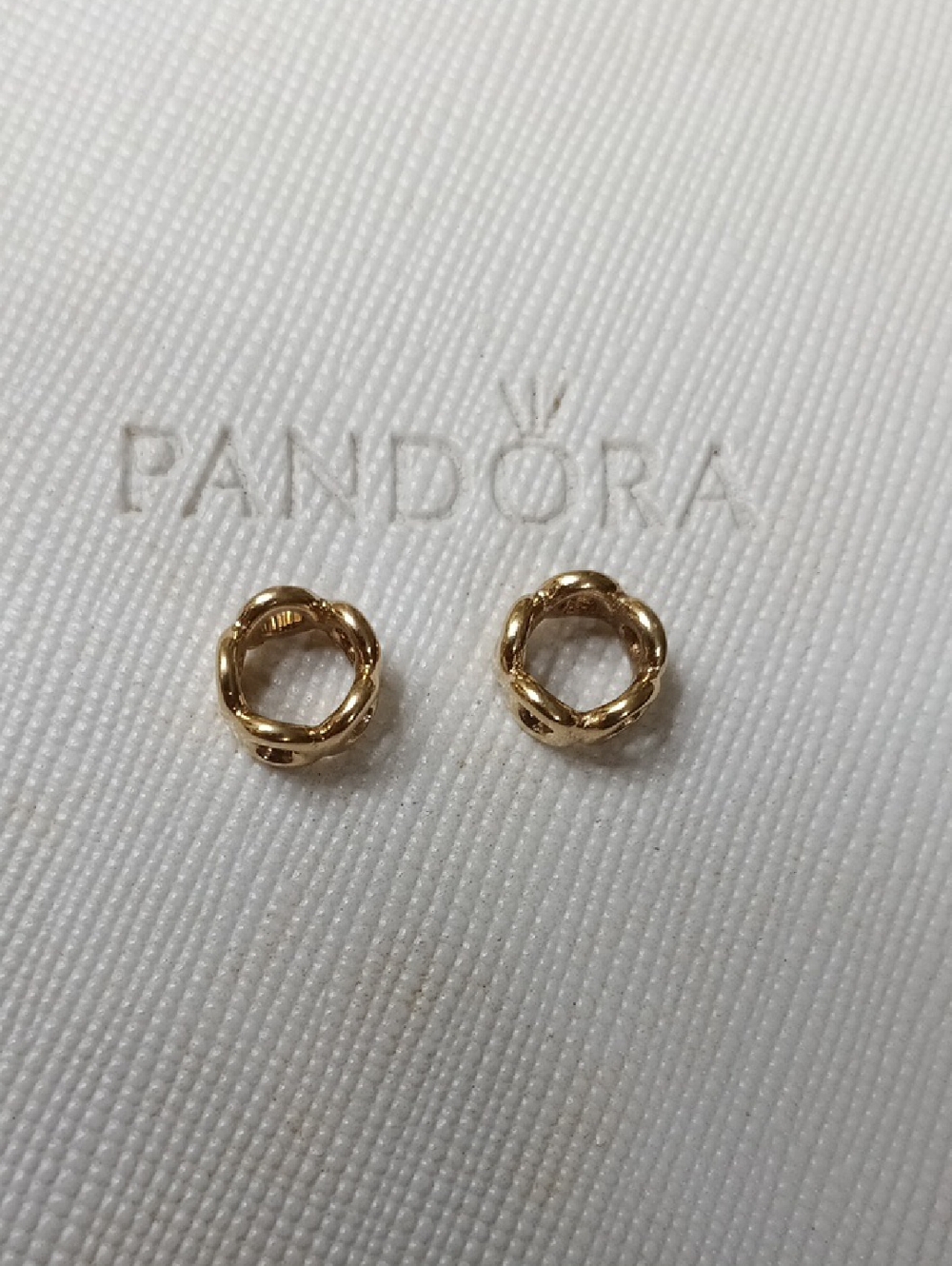 Pandora Two Vintage 14k Solid Gold Link Spacers - Picture 6 of 7